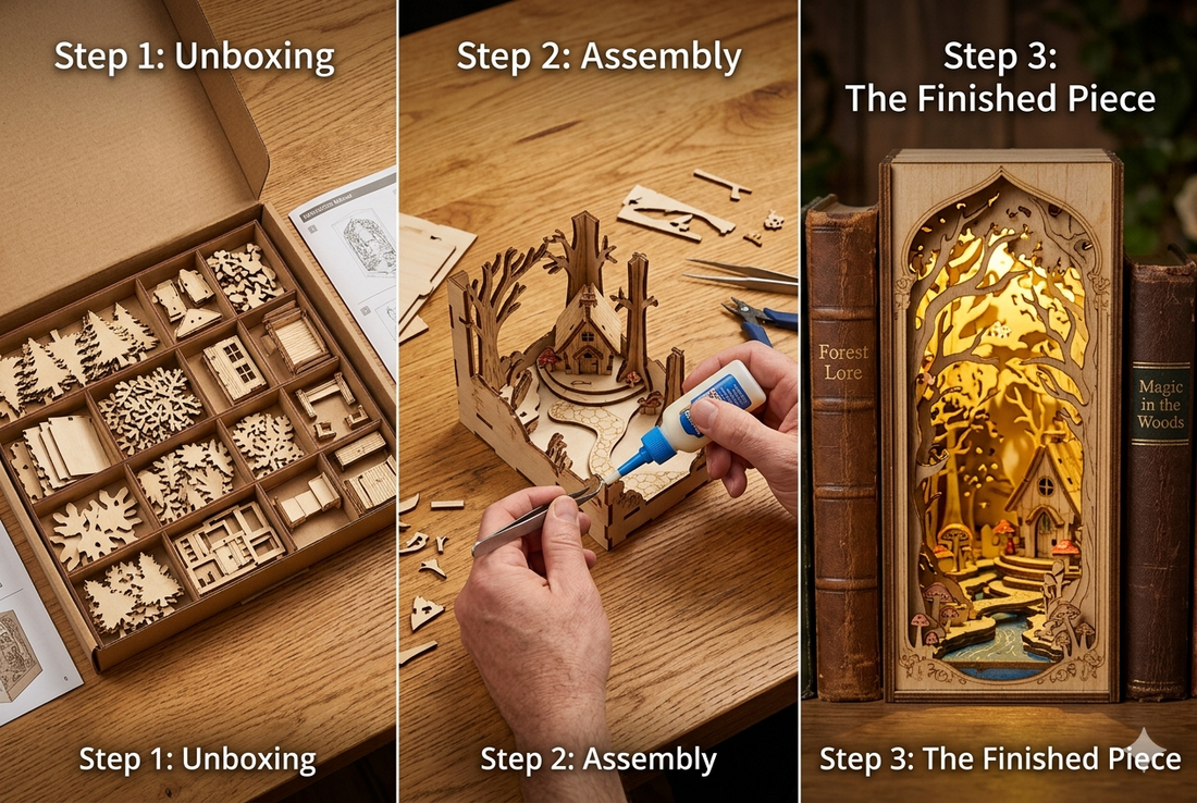 How to Build a Book Nook Kit — Step by Step Guide for Beginners