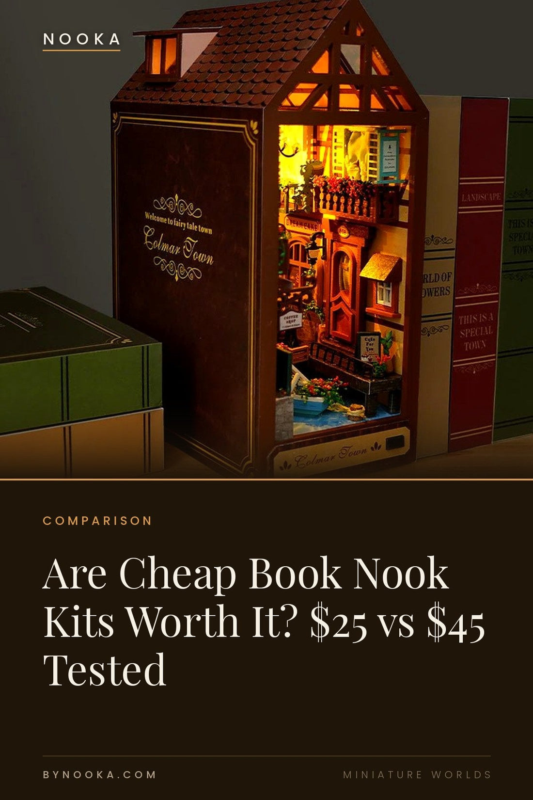Are Cheap Book Nook Kits Worth It? $25 vs $45 Tested - NOOKA