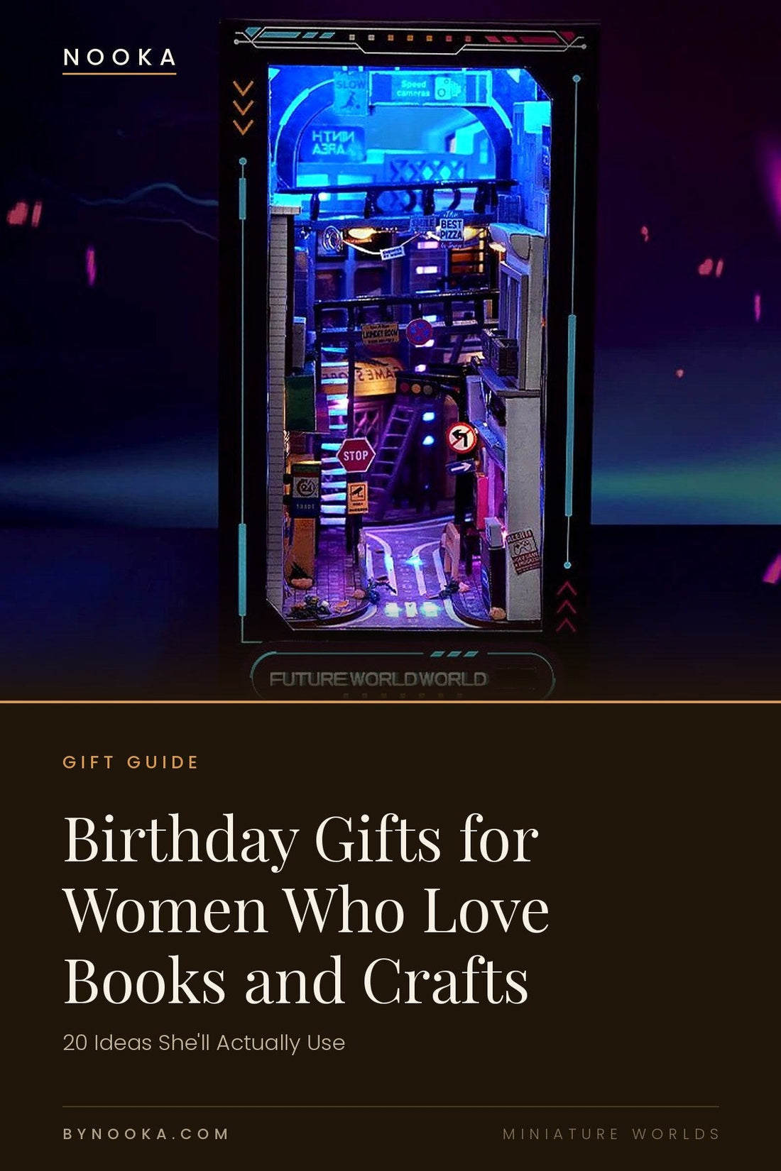 Birthday Gifts for Women Who Love Books and Crafts — 20 Ideas She'll Actually Use - NOOKA | Book Nook Kits