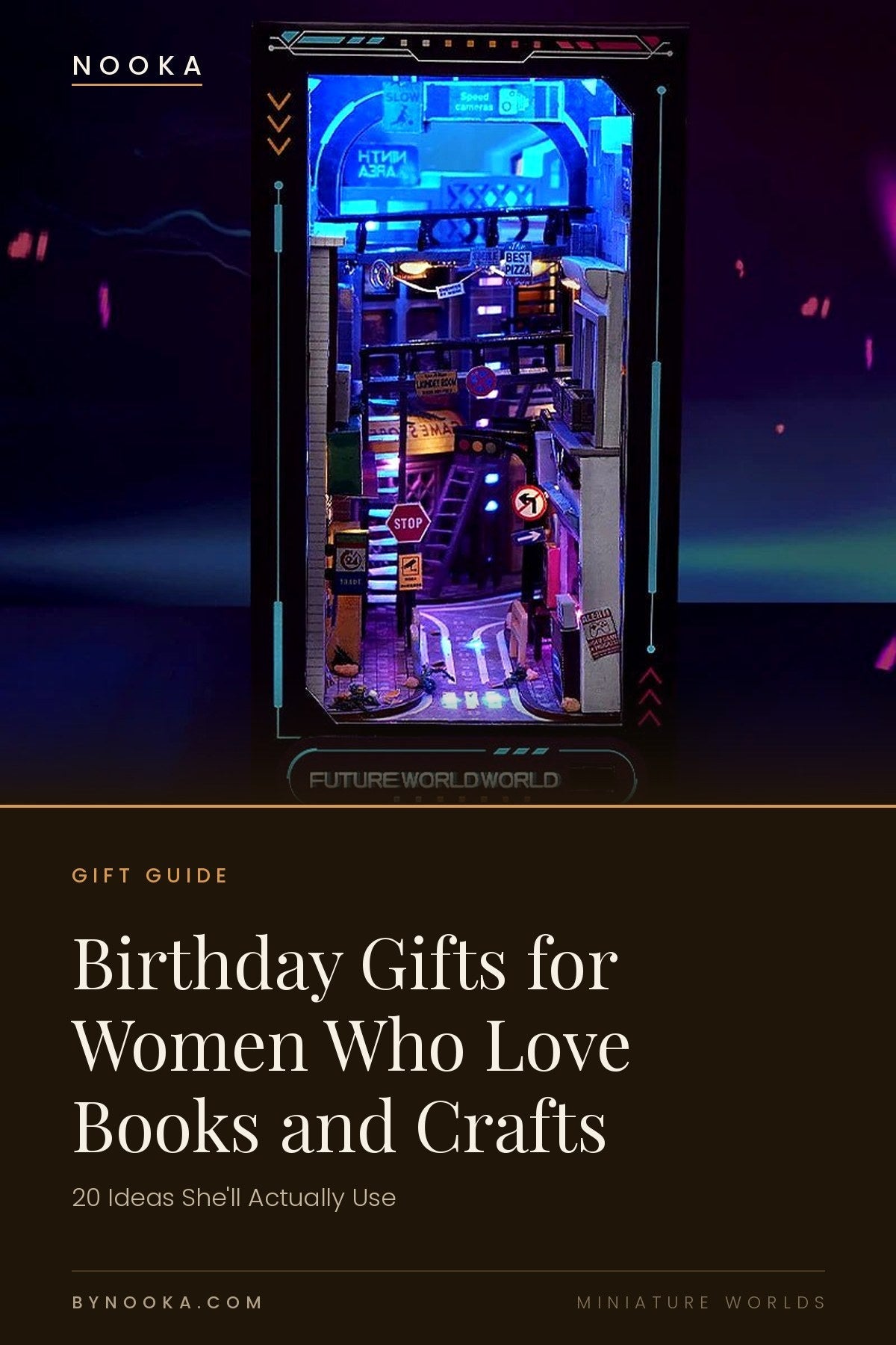 Birthday Gifts for Women Who Love Books and Crafts — 20 Ideas She'll Actually Use - NOOKA | Book Nook Kits