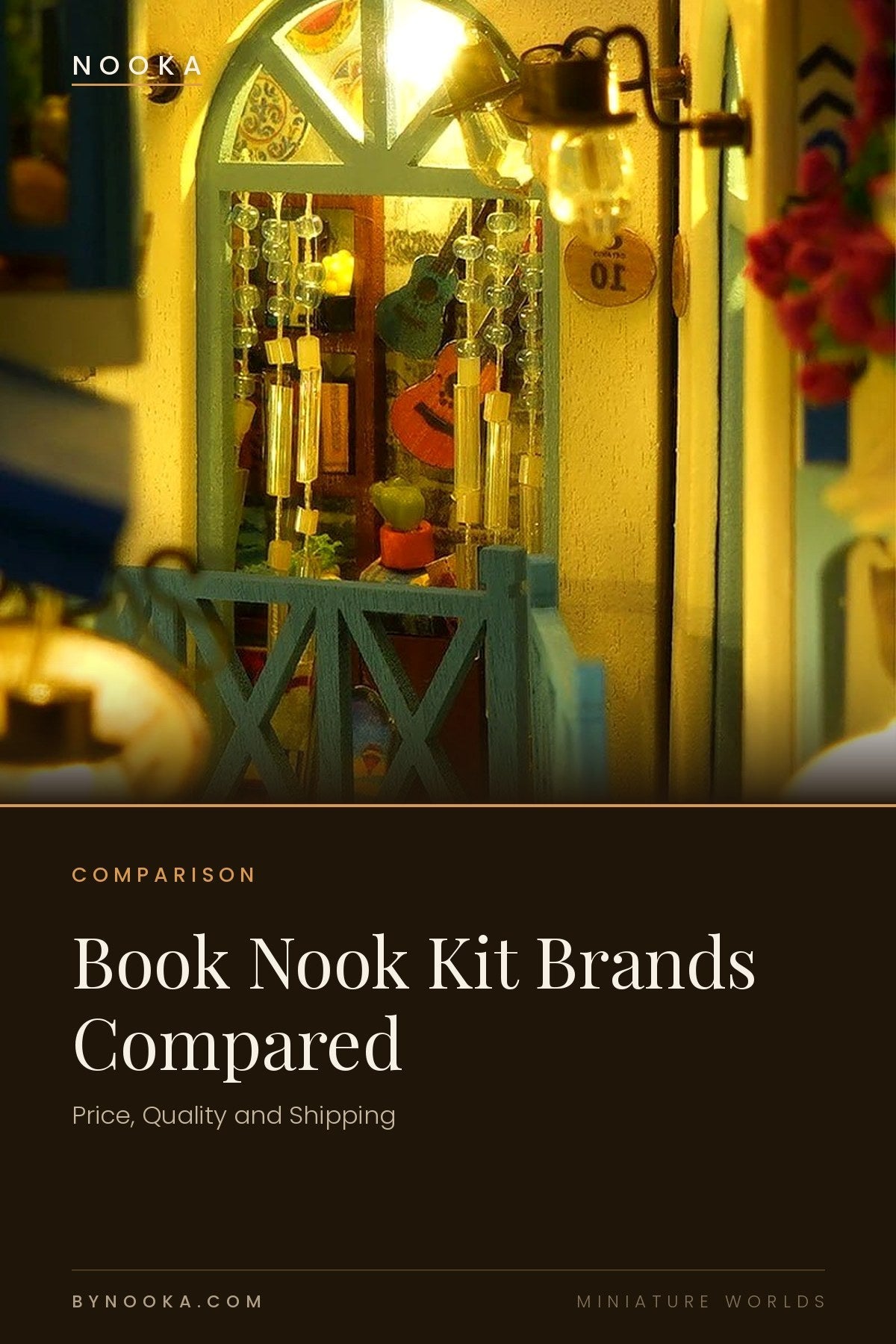 Book Nook Kit Brands Compared: Price, Quality and Shipping - NOOKA | Book Nook Kits