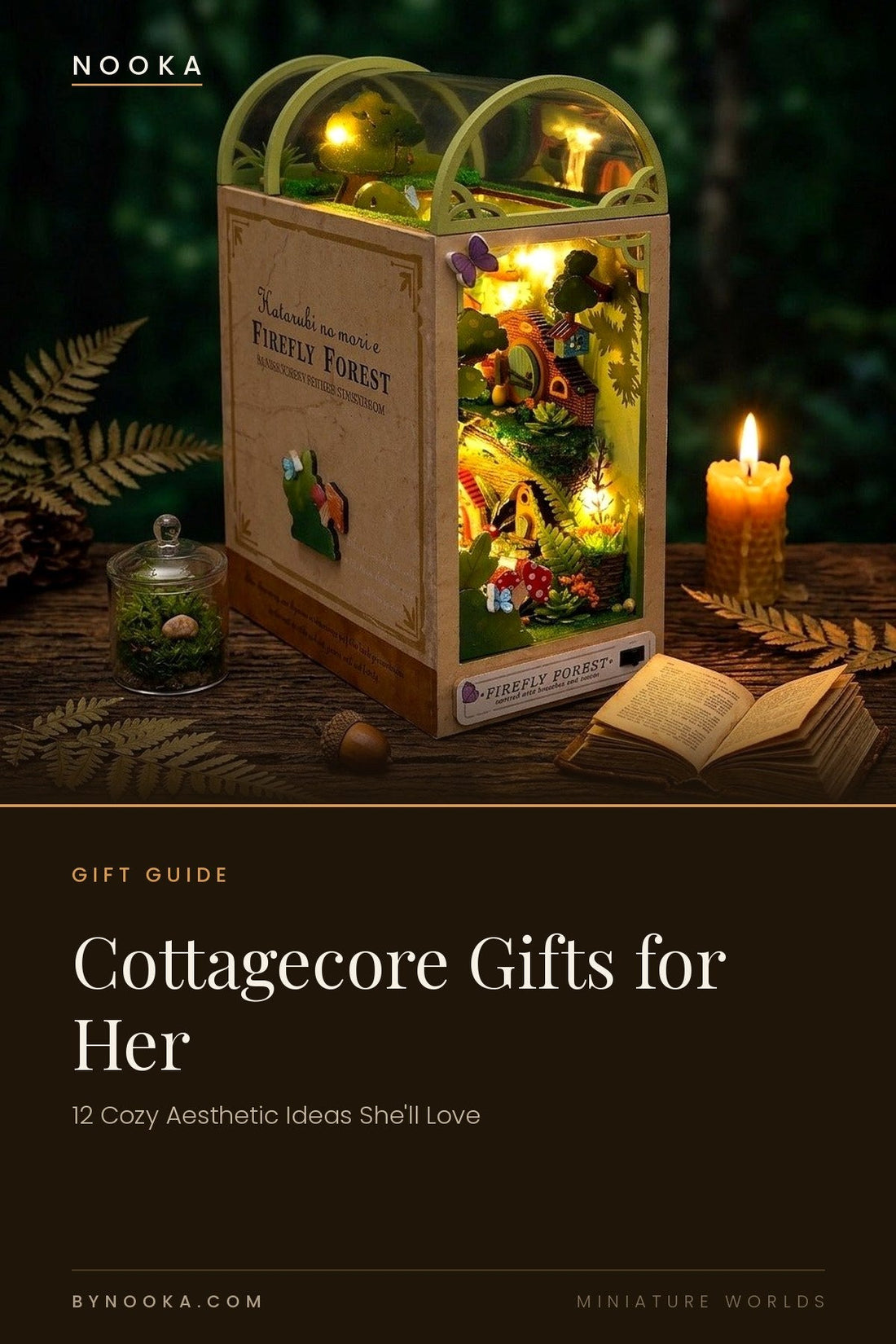 Cottagecore Gifts for Her — 12 Cozy Aesthetic Ideas She'll Love - NOOKA | Book Nook Kits