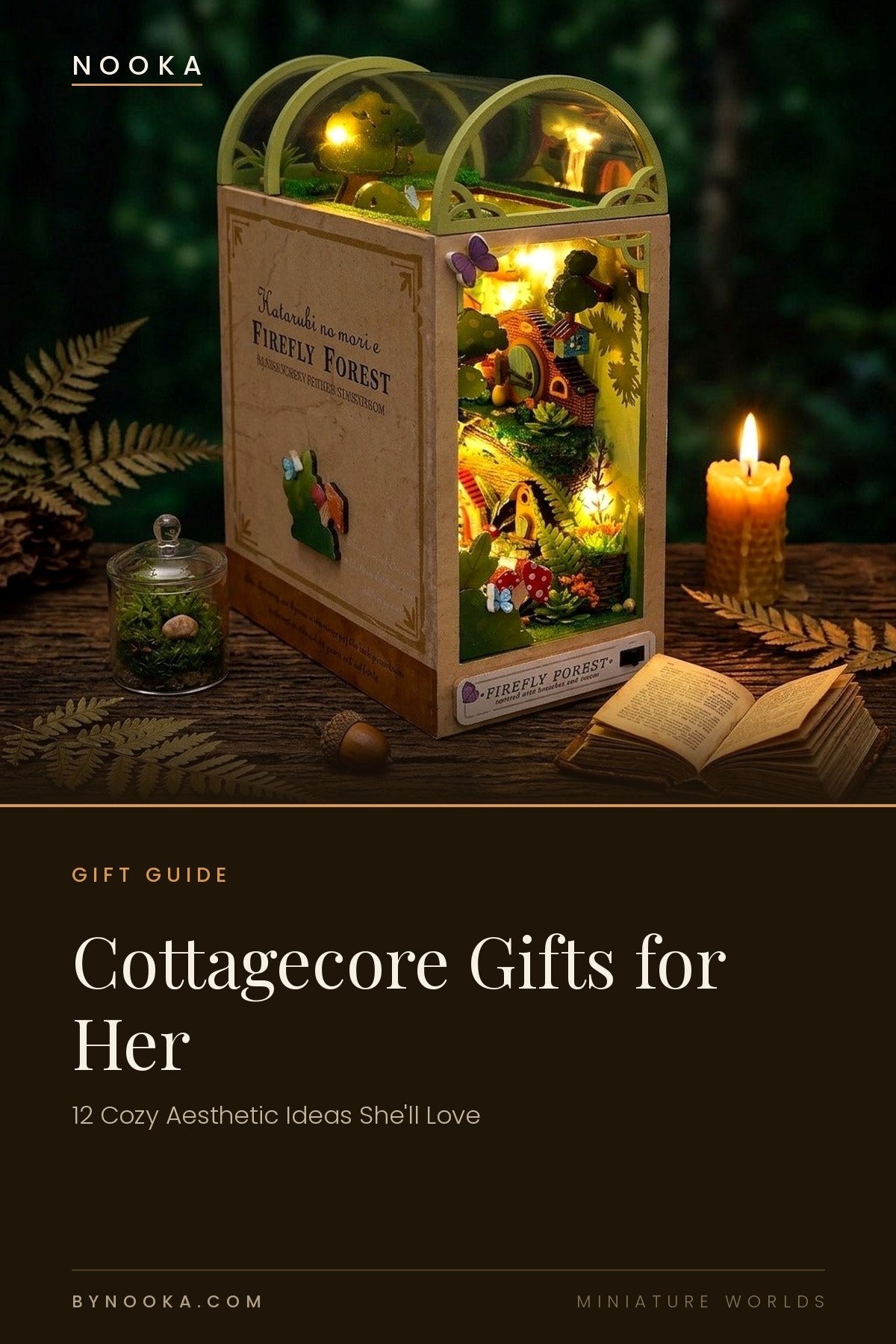 Cottagecore Gifts for Her — 12 Cozy Aesthetic Ideas She'll Love - NOOKA | Book Nook Kits
