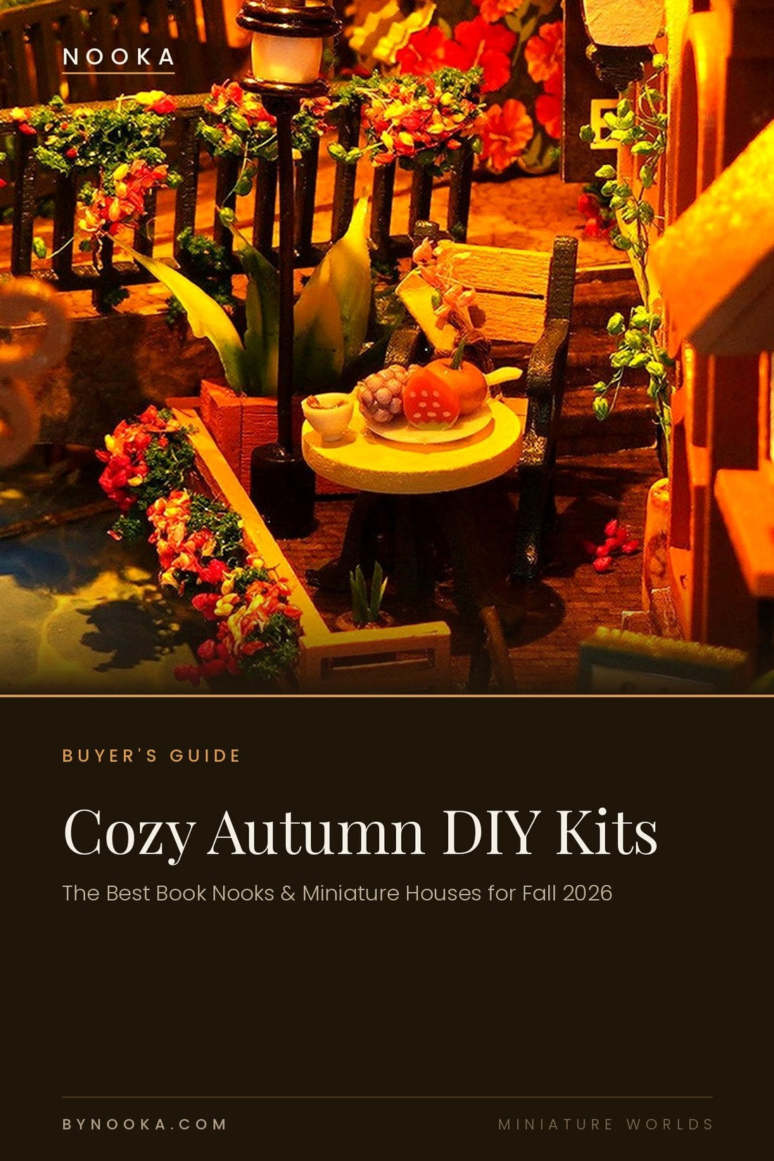 Cozy Autumn DIY Kits — The Best Book Nooks & Miniature Houses for Fall 2026 - NOOKA | Book Nook Kits