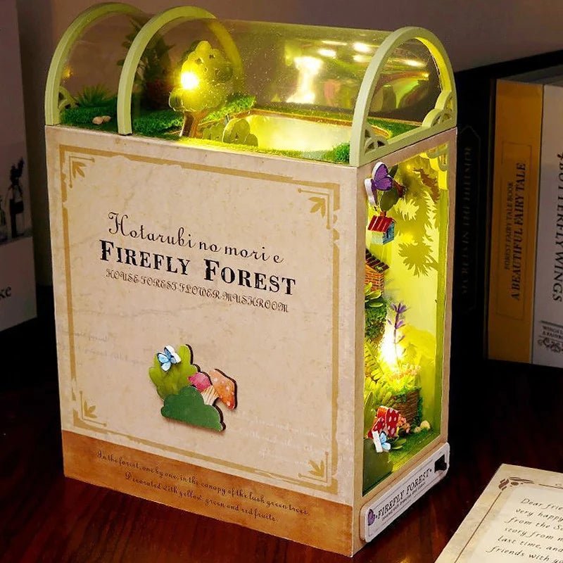 Firefly Book Nook Kit — The Miniature Shelf Insert with Lights That Actually Move - NOOKA | Book Nook Kits