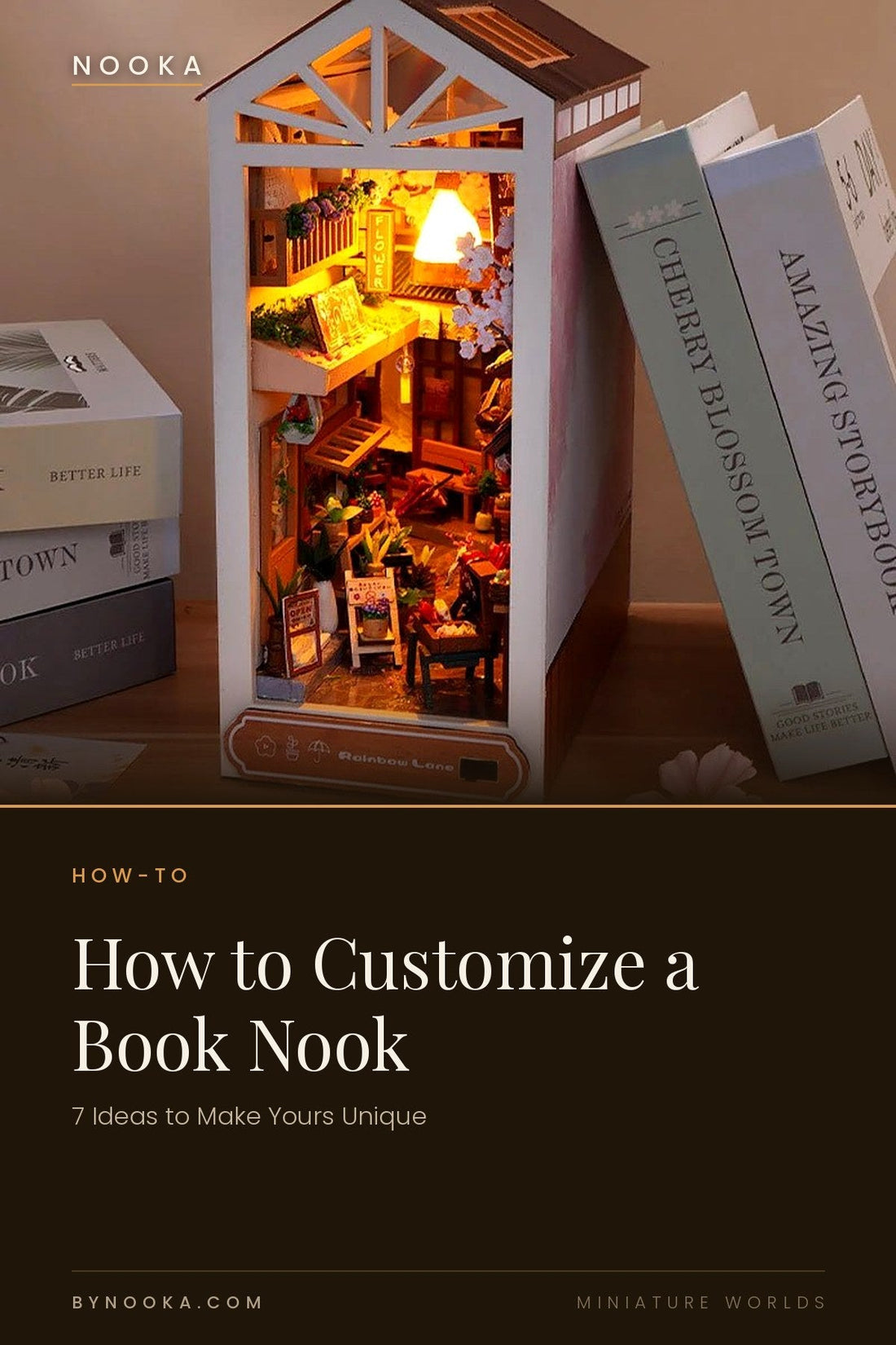 How to Customize a Book Nook — 7 Ideas to Make Yours Unique - NOOKA | Book Nook Kits