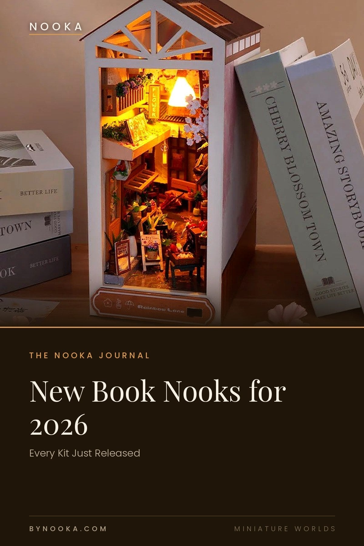 New Book Nooks for 2026: Every Kit Just Released - NOOKA