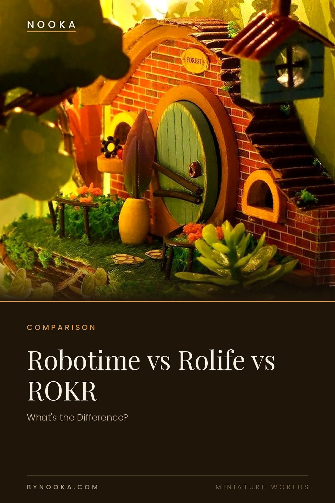 Robotime vs Rolife vs ROKR: What's the Difference? - NOOKA | Book Nook Kits
