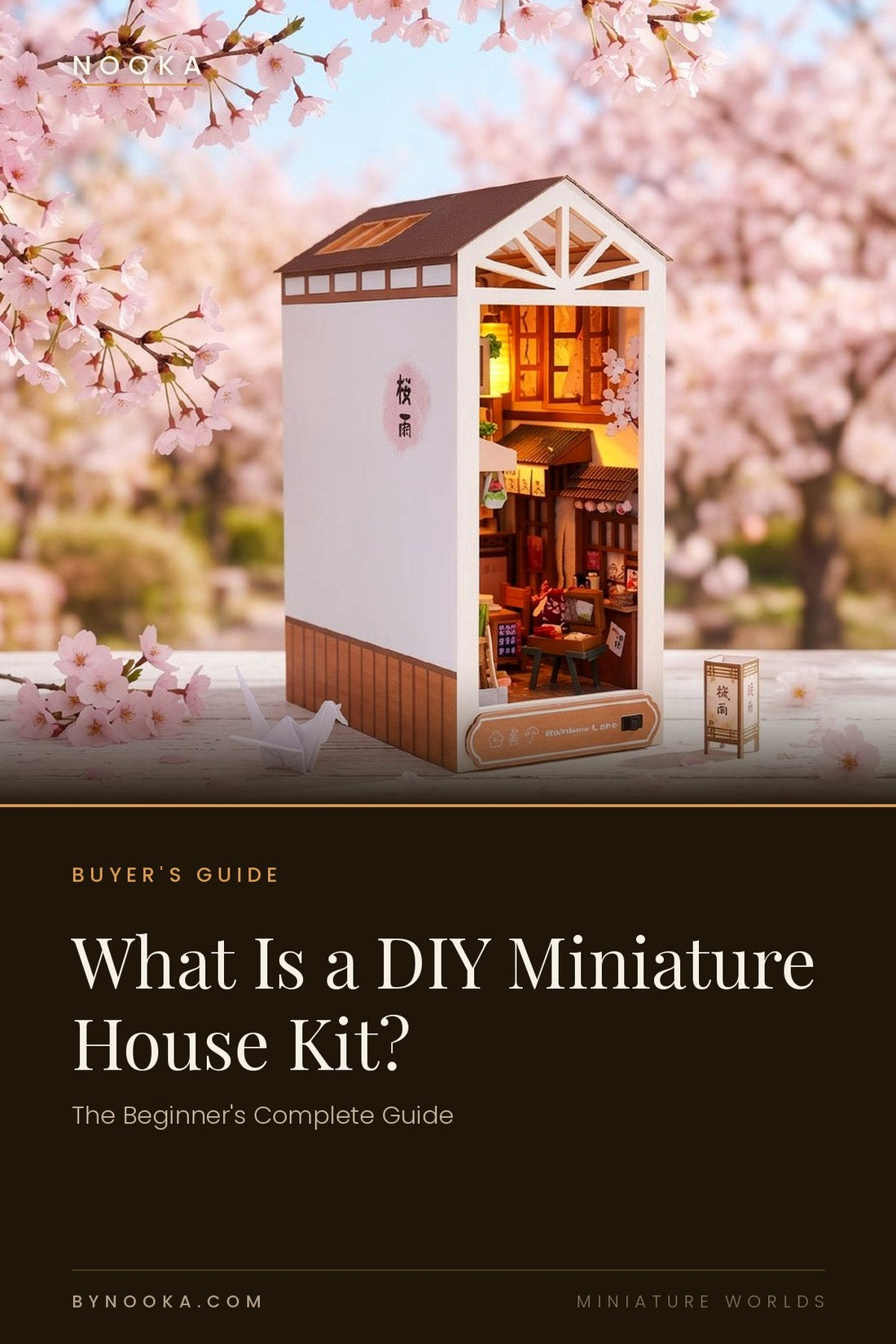 What Is a DIY Miniature House Kit? — The Beginner's Complete Guide - NOOKA | Book Nook Kits