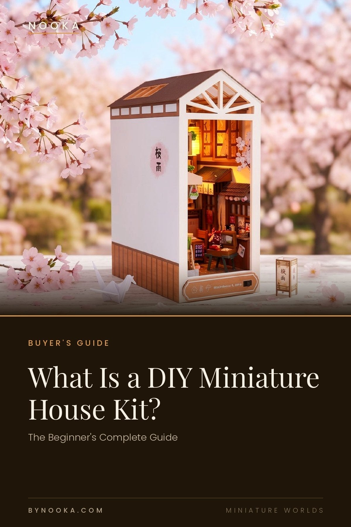 What Is a DIY Miniature House Kit? — The Beginner's Complete Guide - NOOKA | Book Nook Kits